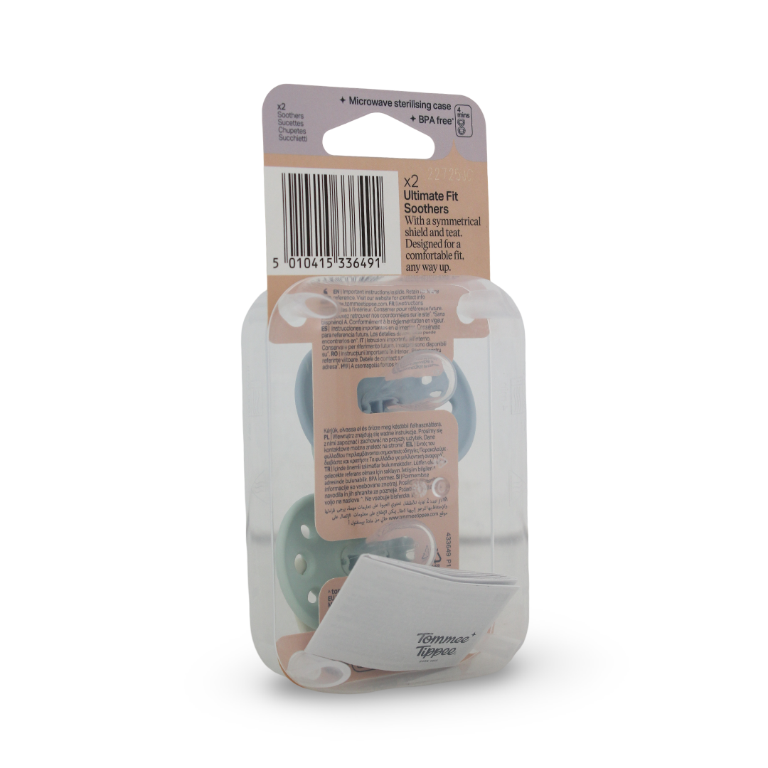 Tommee Tippee Ultimate Fit Pacifier 0-6m – Pack of 2