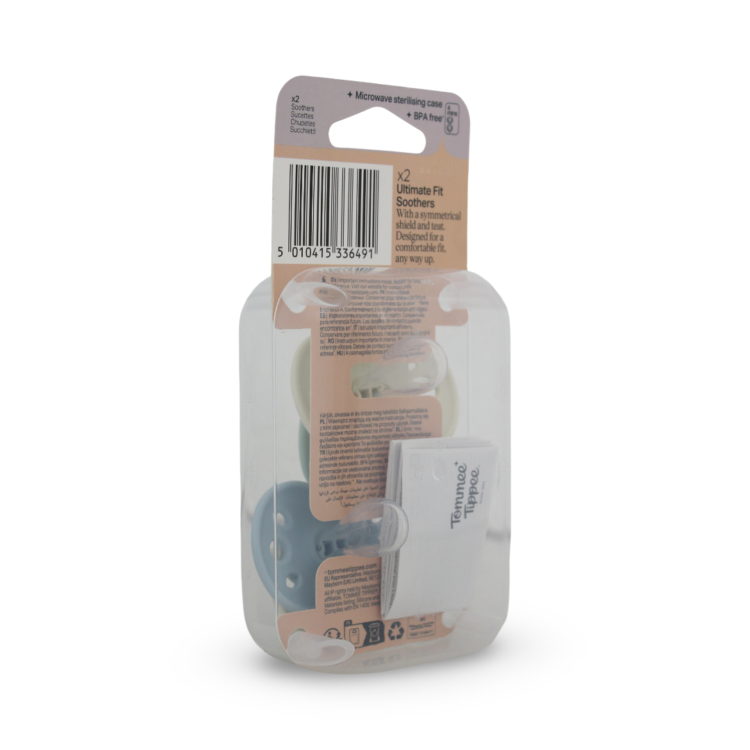 Tommee Tippee Ultimate Fit Pacifier 0-6m – Pack of 2