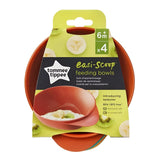 Tommee Tippee Easy Scoop Feeding Bowls – Pack of 4