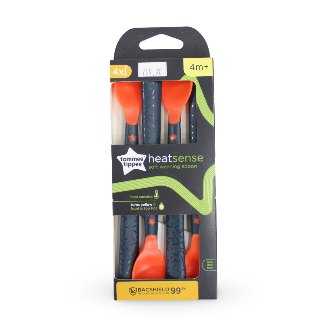 Tommee Tippee Heat Sense Weaning Spoons - 4Pcs