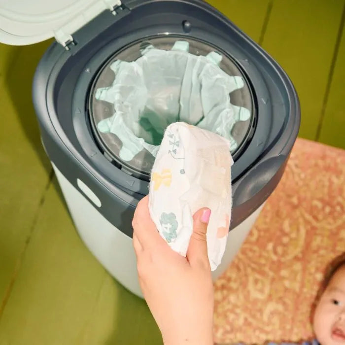 Tommee Tippee Twist & Click Nappy Disposal Bin - Blue