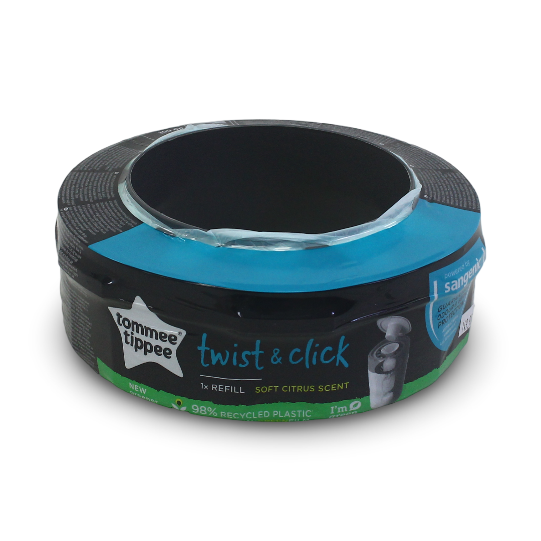 Tommee Tippee Twist & Click Nappy Bin Refill Cassette - Baby Essentials