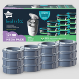 Tommee Tippee Sangenic Refill Cassette 'Twist & Click'- 12 Pcs.