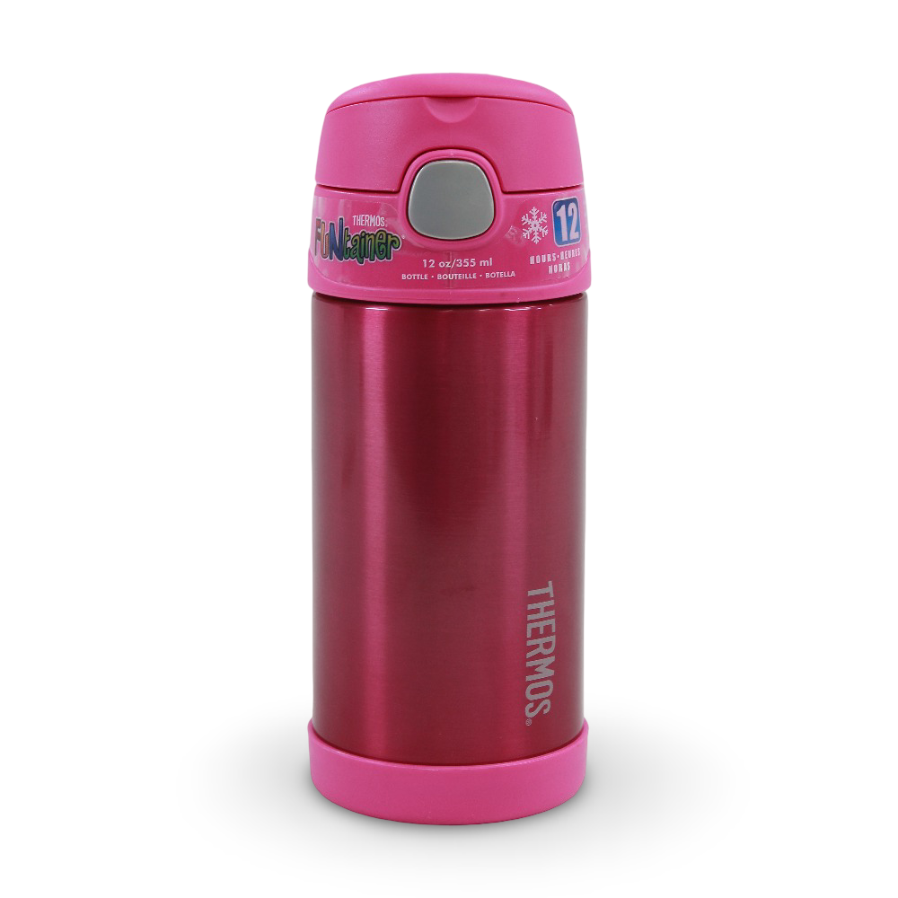 Thermos Funtainer Vacuum Insulated Straw Bottle 355ml – Pink