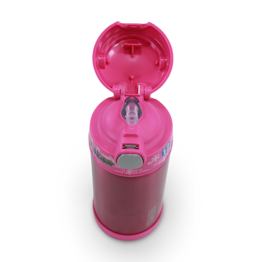 Thermos Funtainer Vacuum Insulated Straw Bottle 355ml – Pink