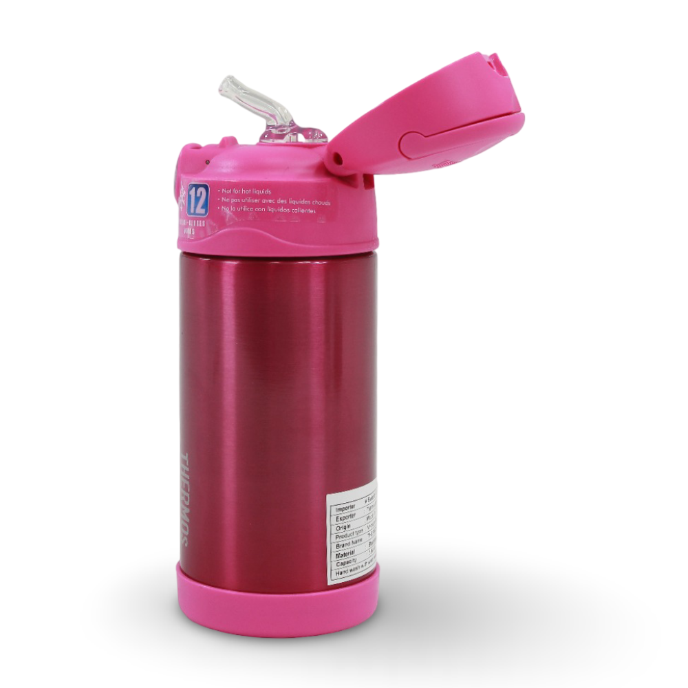 Thermos Funtainer Vacuum Insulated Straw Bottle 355ml – Pink
