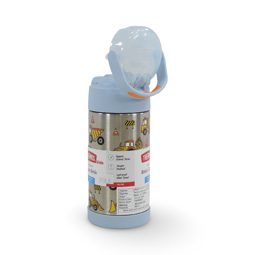 Thermos Funtainer 12oz Kids Vacuum Insulated Stainless Steel Water Bottle 355ml – Baby Blue