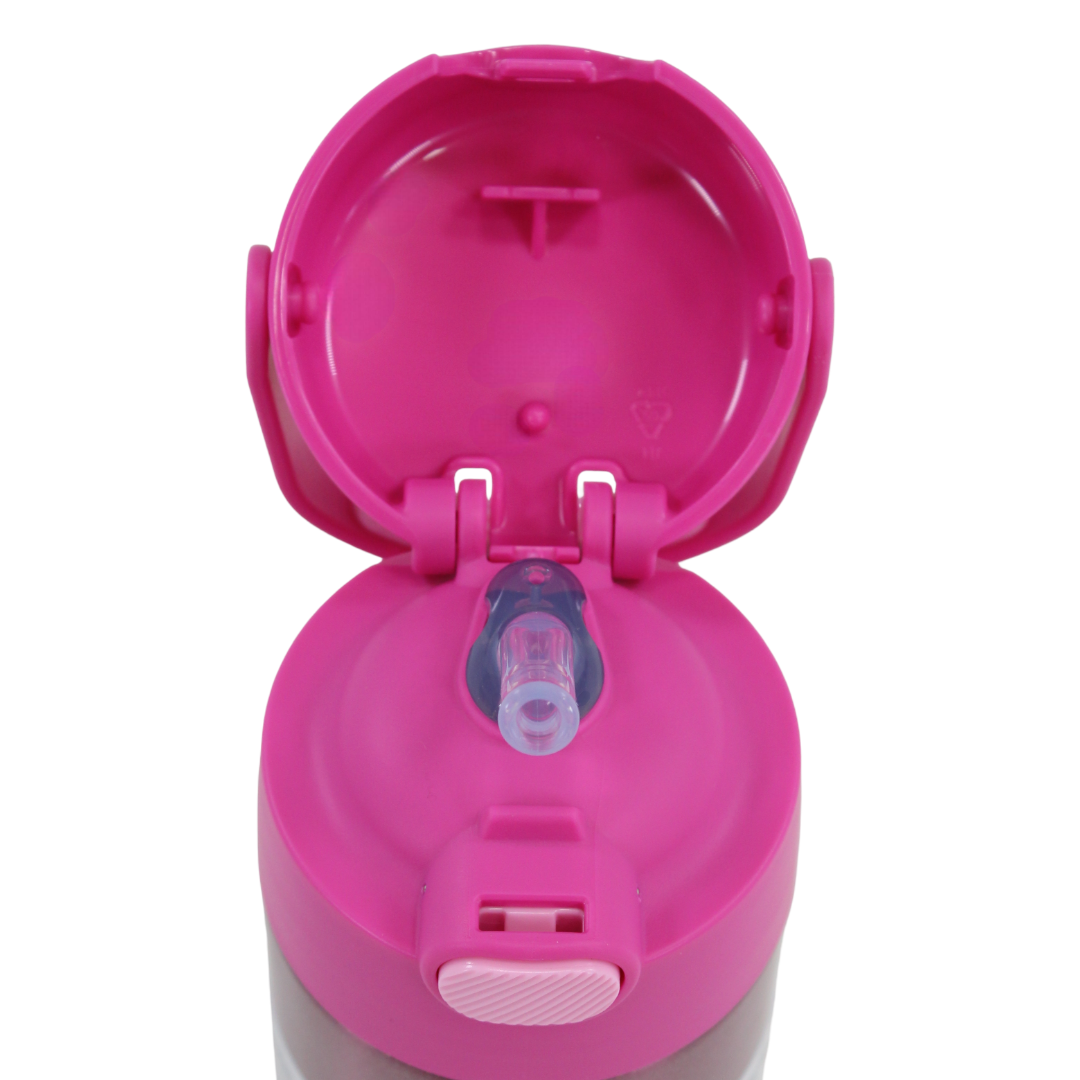 Thermos Funtainer 12-Ounce Stainless Steel Insulated Bottle 355ml – Pink