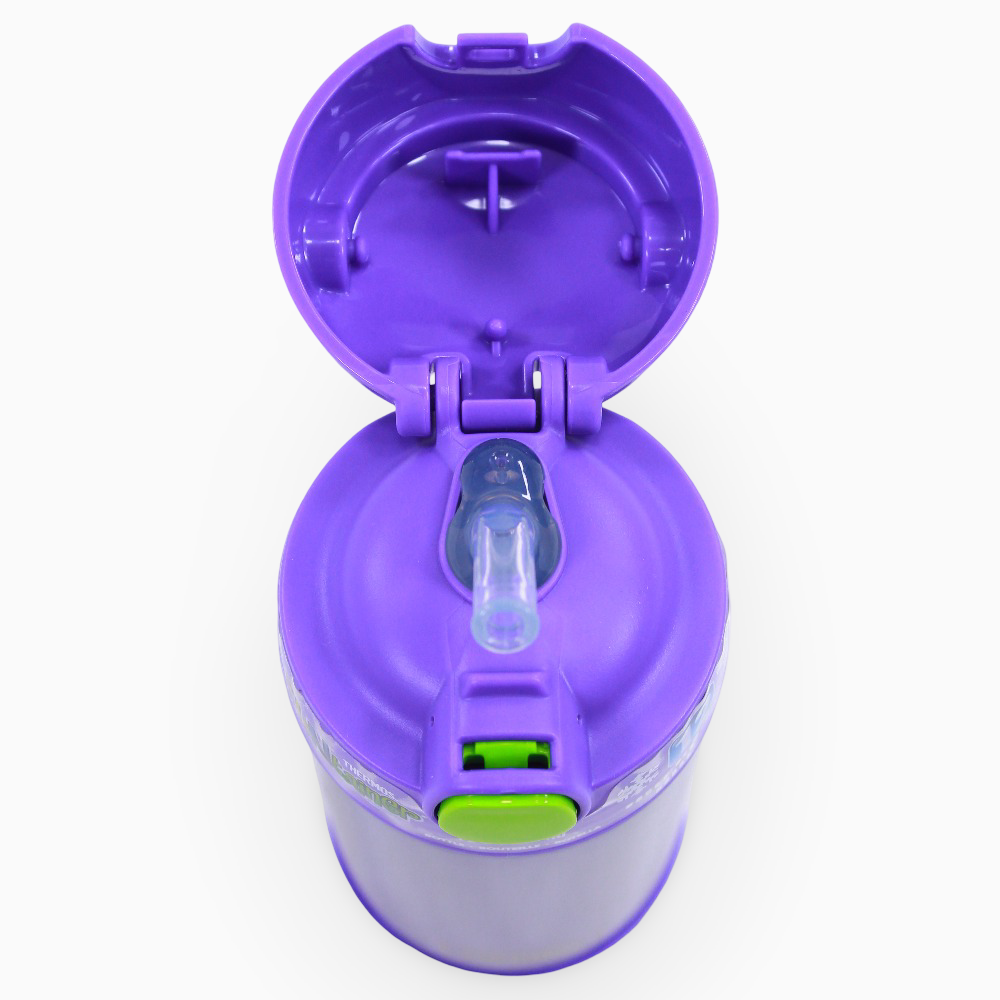 Thermos Funtainer Vacuum Insulated Straw Bottle - Purple (355 ml)