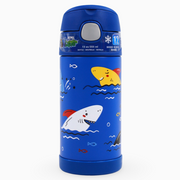 Thermos  Funtainer Vacuum Insulated Straw Bottle - Sharks (355 ml)