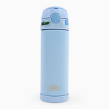 THERMOS® Funtainer Vacuum Insulated Straw Bottle - Glacier Blue (470 ml)