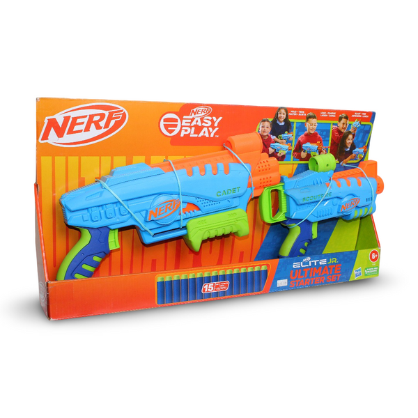 مسدس الرماح Nerf Elite Jr مجموعة المبتدئ النهائية