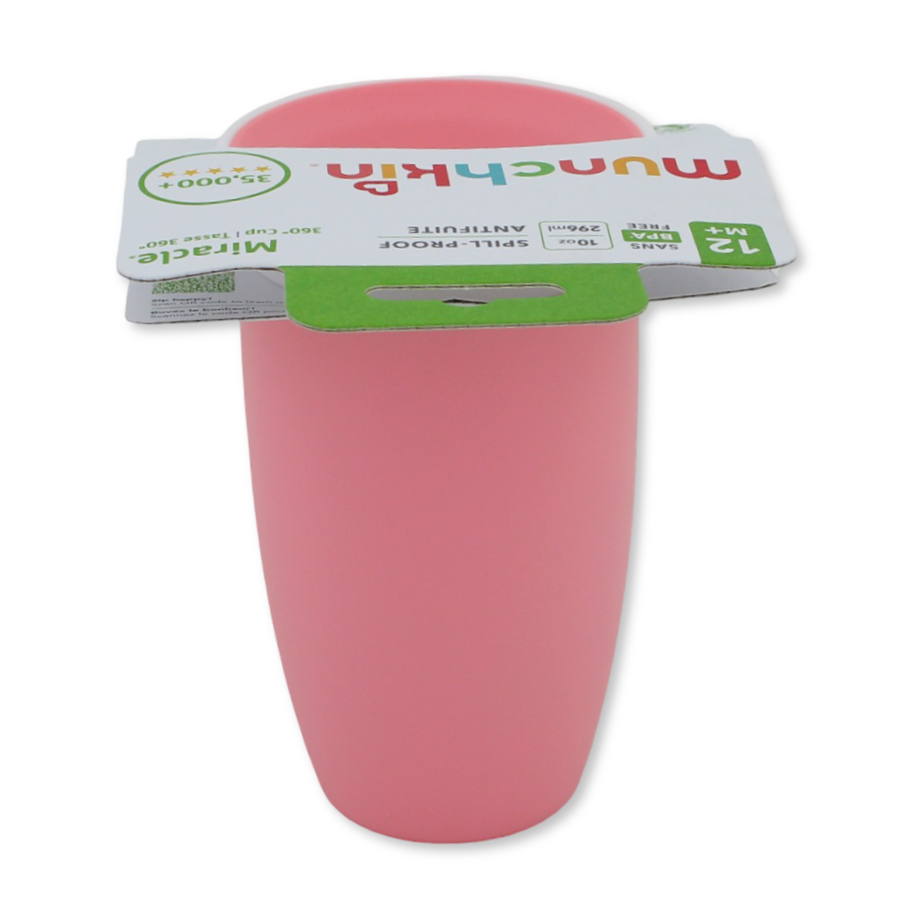 Munchkin Miracle 360° Sippy Cup 296 ml – Pink