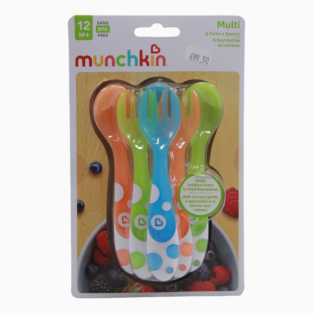 Munchkin Multi™ Forks & Spoons – Pack of 6 – 12 Months+