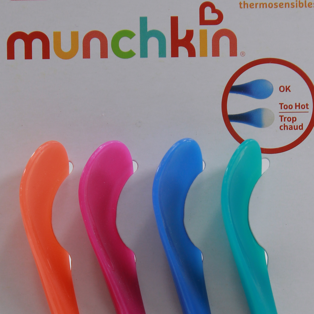 Munchkin White Hot® Infant Spoons - Pack of 4 - 3 months+