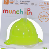 Munchkin Any Angle™ Click Lock Weighted Straw Trainer Cup – 7 oz – Green – 6 months +