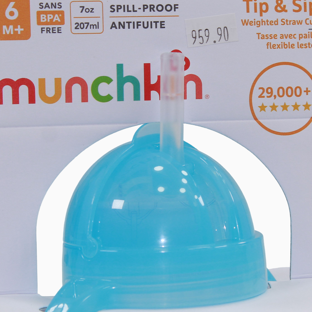Munchkin Any Angle™ Click Lock Weighted Straw Trainer Cup 7 oz - Blue