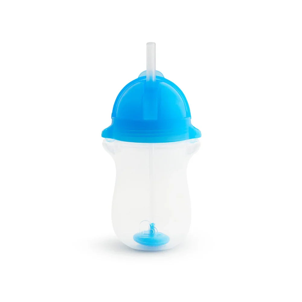 Munchkin Any Angle™ Click Lock Weighted Straw Trainer Cup 296ml - Blue (12m+)