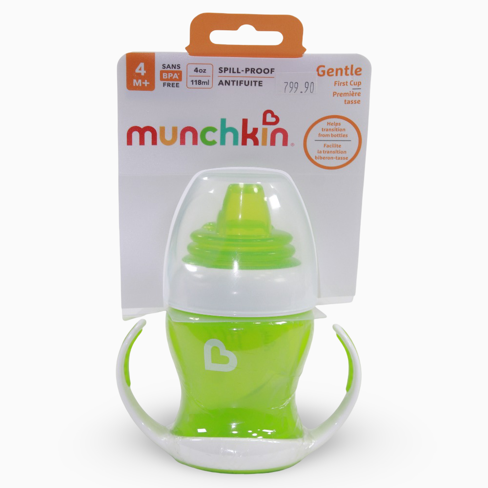 Munchkin Gentle™ Transition Cup 4 oz - Green 4 months +