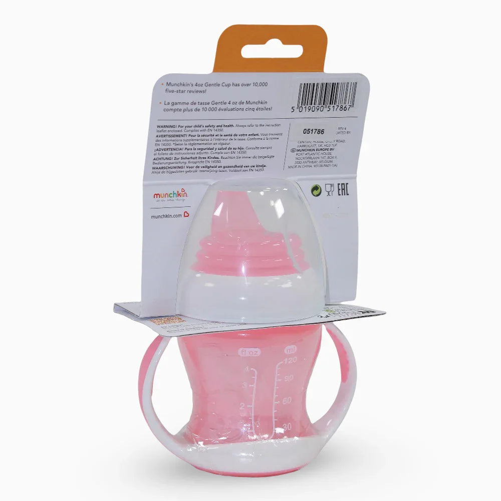 Munchkin Gentle™ Transition Cup 4 oz - Pink