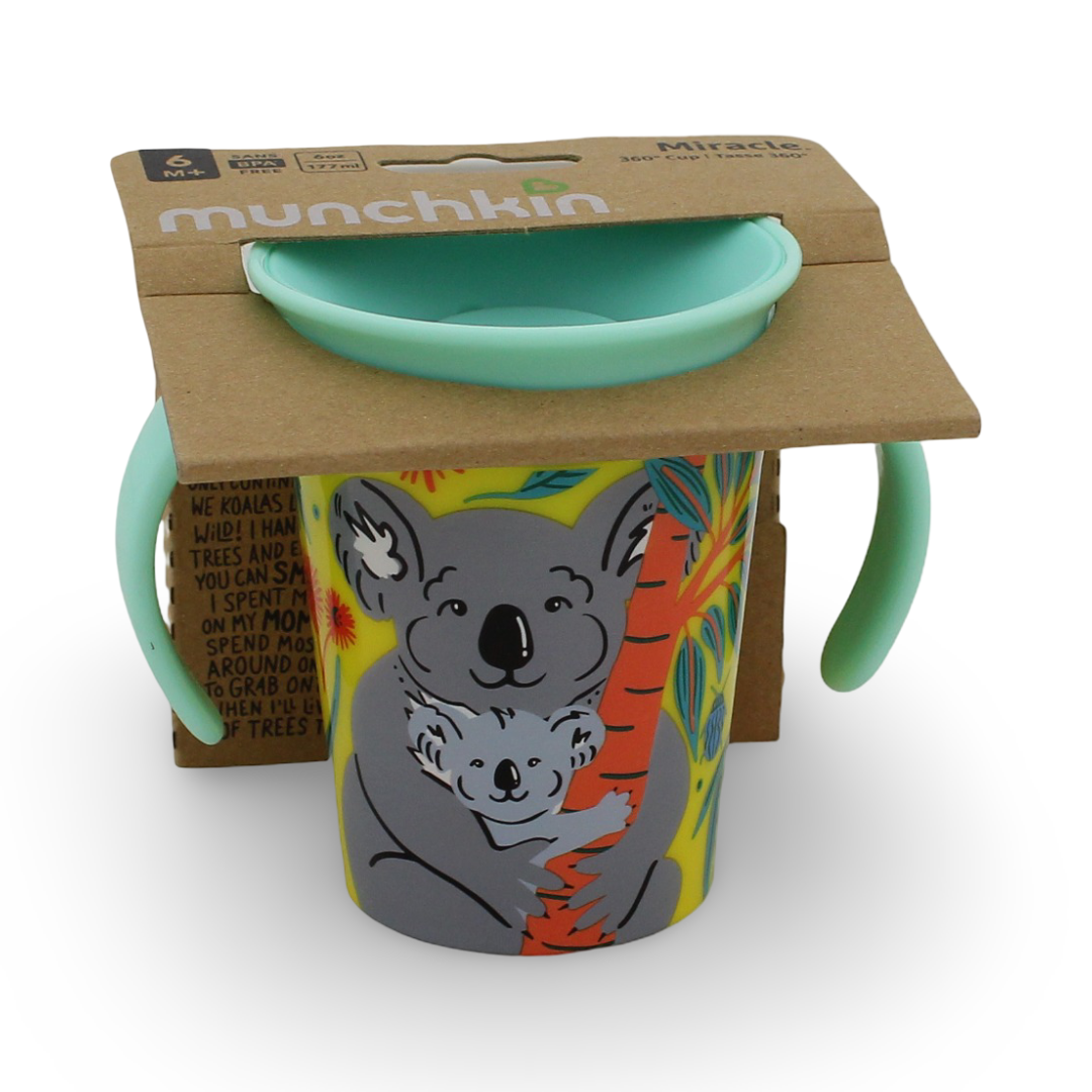 Munchkin Miracle 360° Wild Love Trainer Sippy Cup +6m – Koala Design