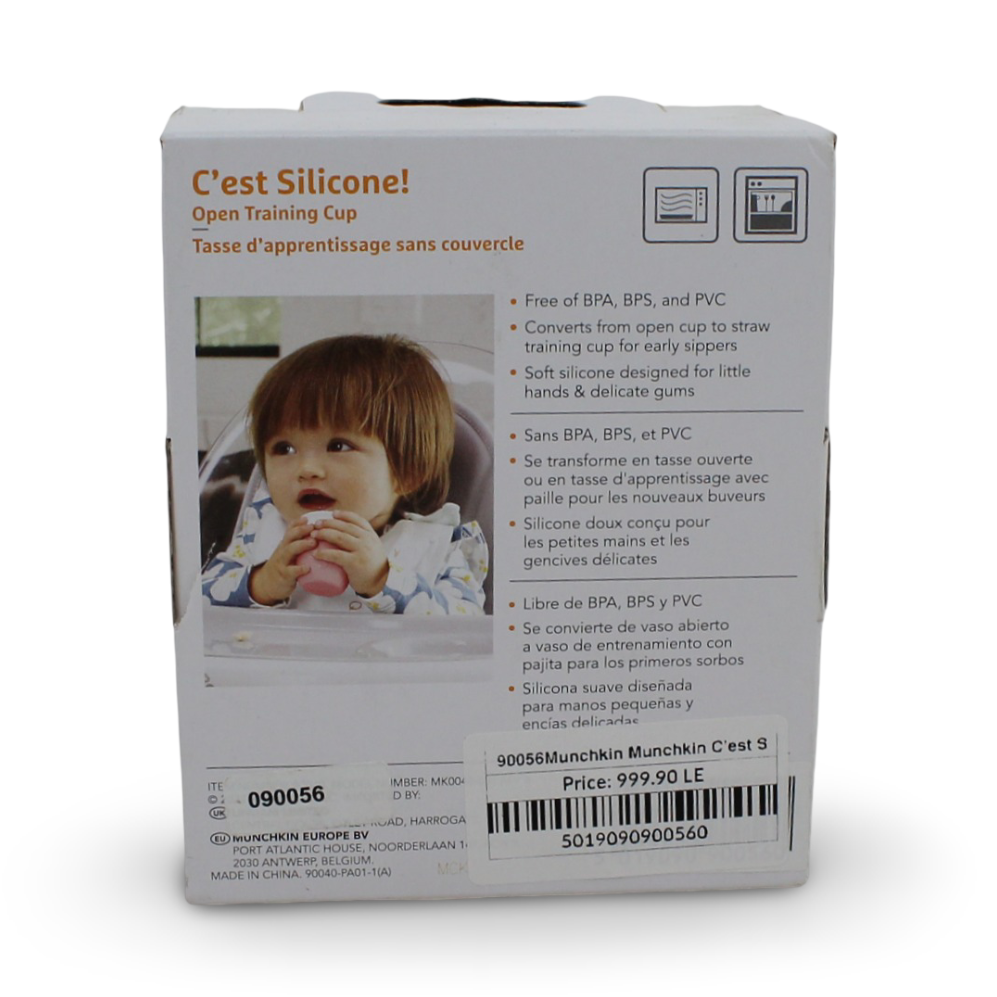 Munchkin C'est Silicone! Open Training Cup +4m – Mint