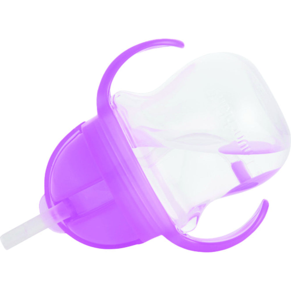 Munchkin Click Lock Tip & Sip Weighted Straw Cup Purple 207ml