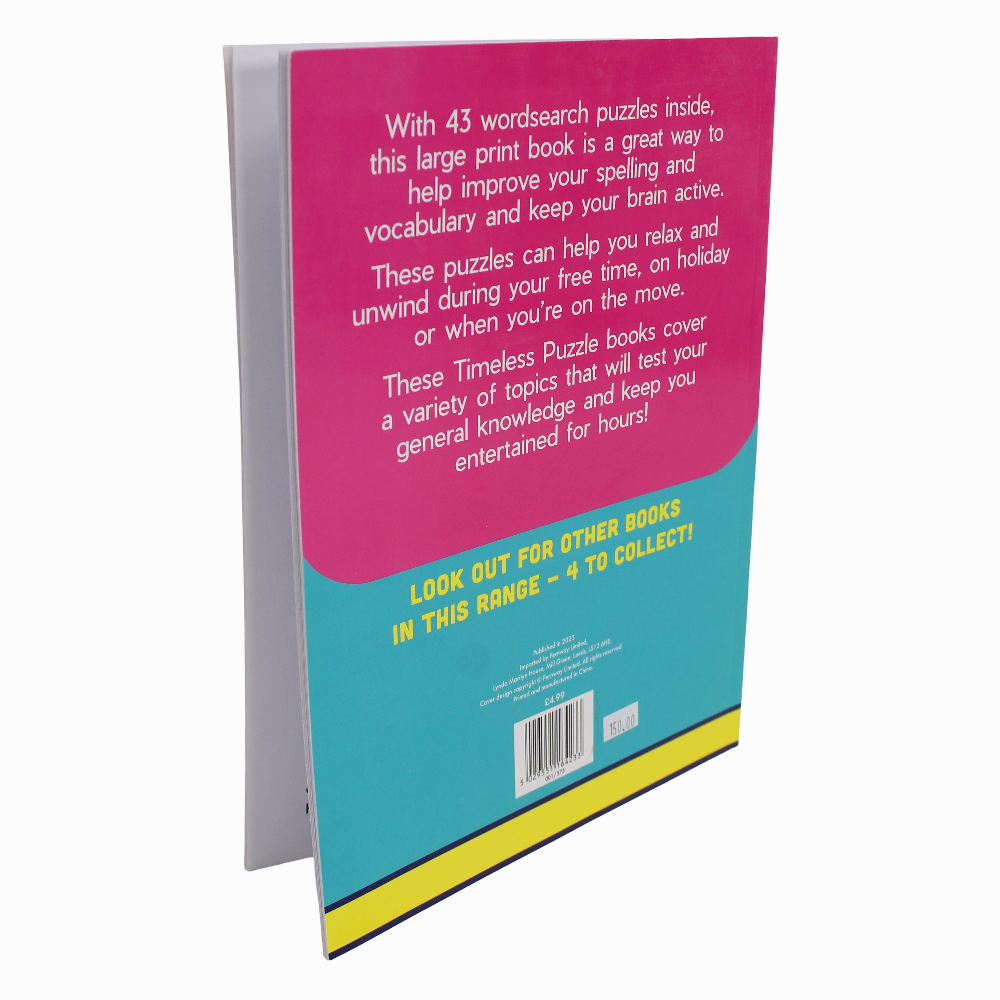 Large Print Word Search Book – 43 Puzzles