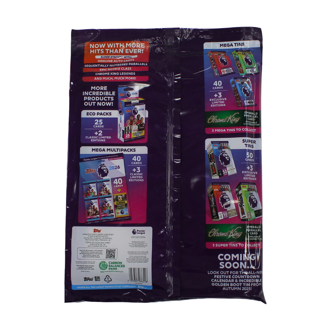 Topps Premier League 2026 – Starter Pack