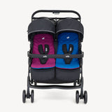 Joie Aire Twin Lightweight Double Stroller in Rosy &amp; Sea