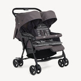 Joie Aire Twin Stroller - Lightweight Double Stroller Dark Pewter