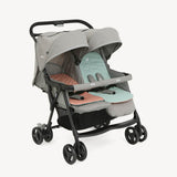 Joie Aire Twin Stroller - Lightweight Double Stroller Nectar & Mineral