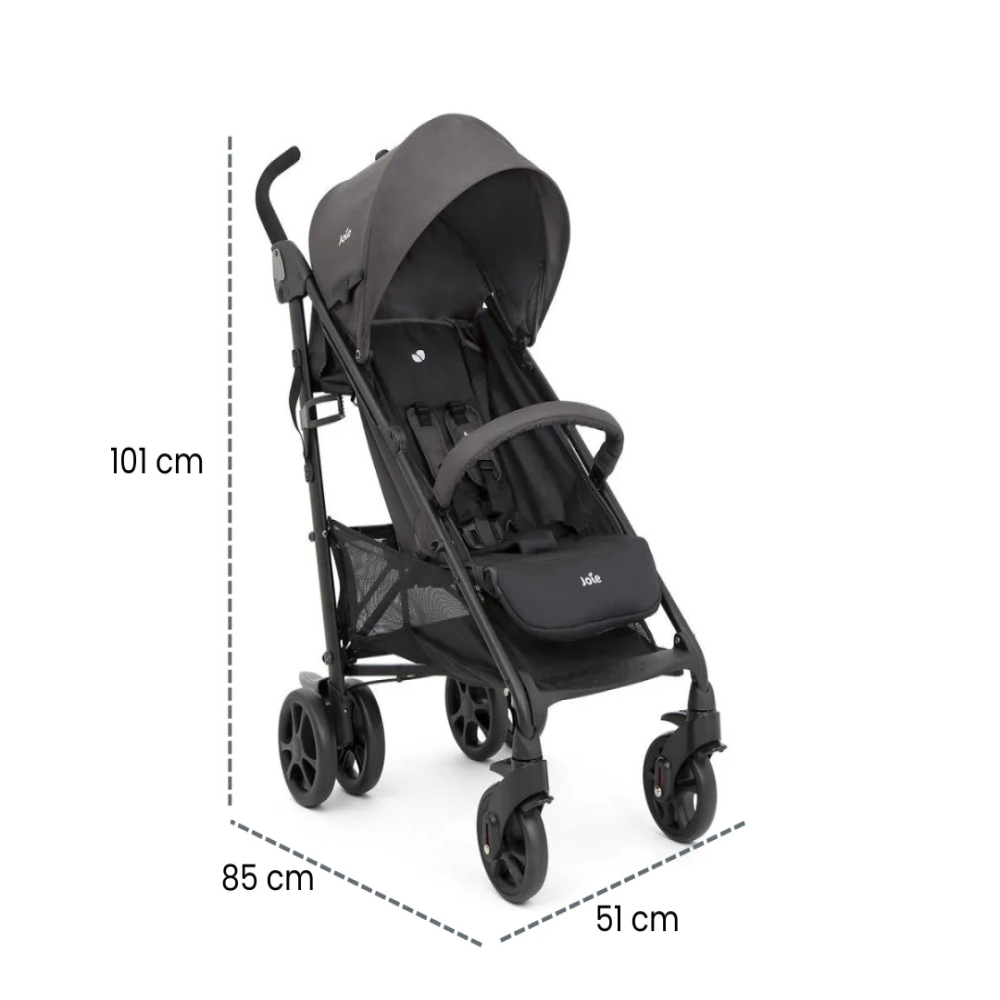 Joie Brisk LX Stroller – Lightweight & Compact (Ember)