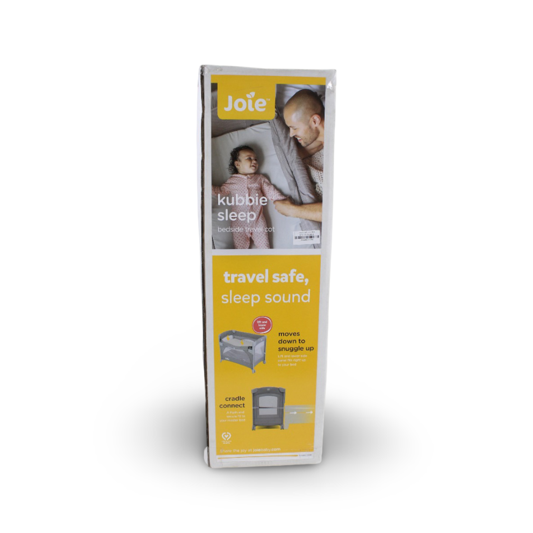 Joie Kubbie Sleep Bedside Travel Cot – Shale