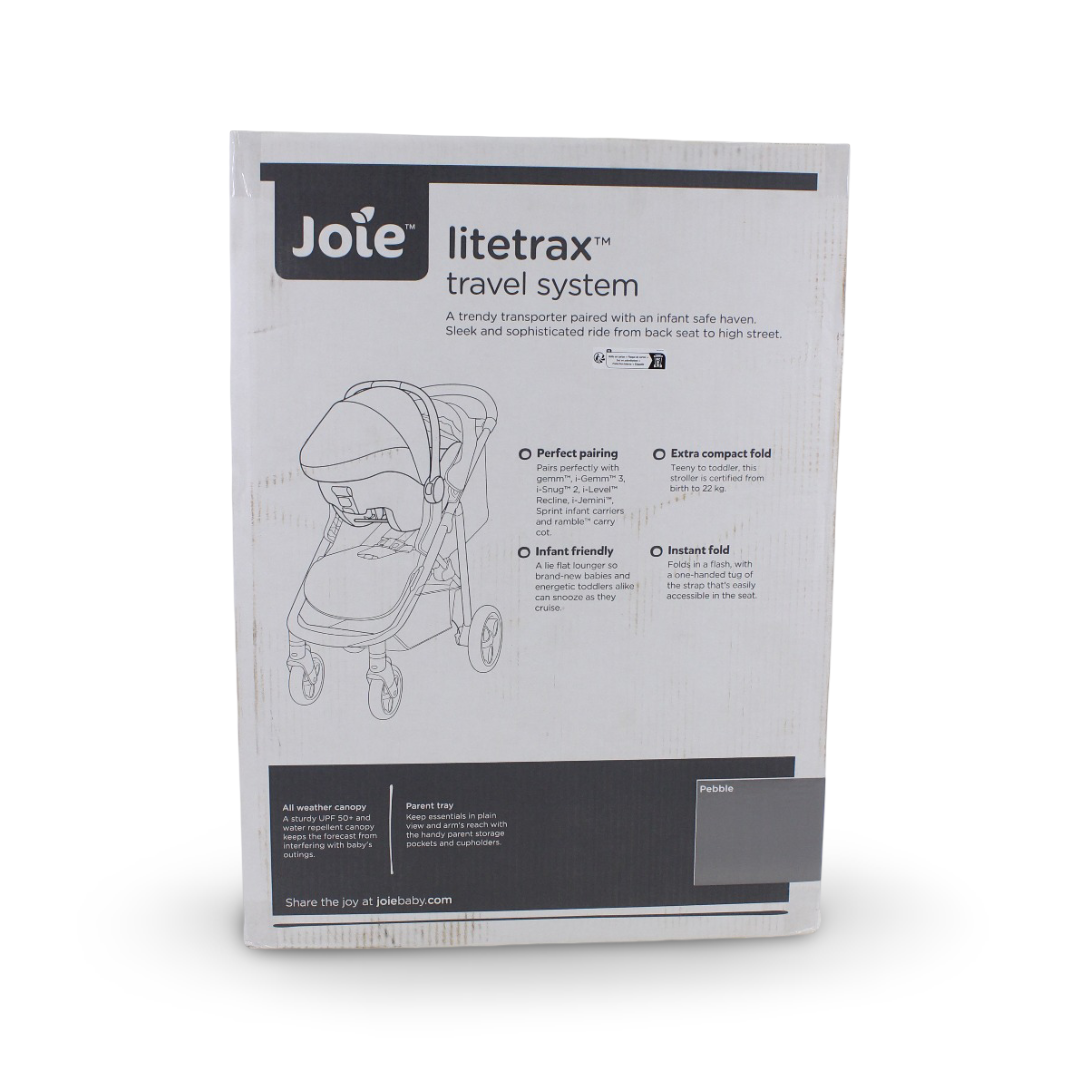 Joie Litetrax Travel System – Pebble
