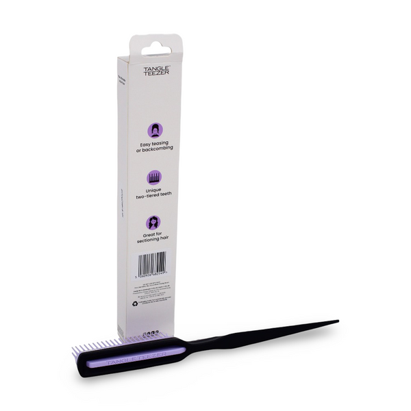 Tangle Teezer Volumizing Comb – أسود و أرجواني فاتح