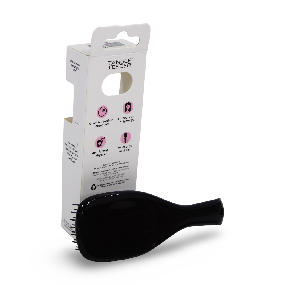 Tangle Teezer Mini Detangling Hairbrush – Black