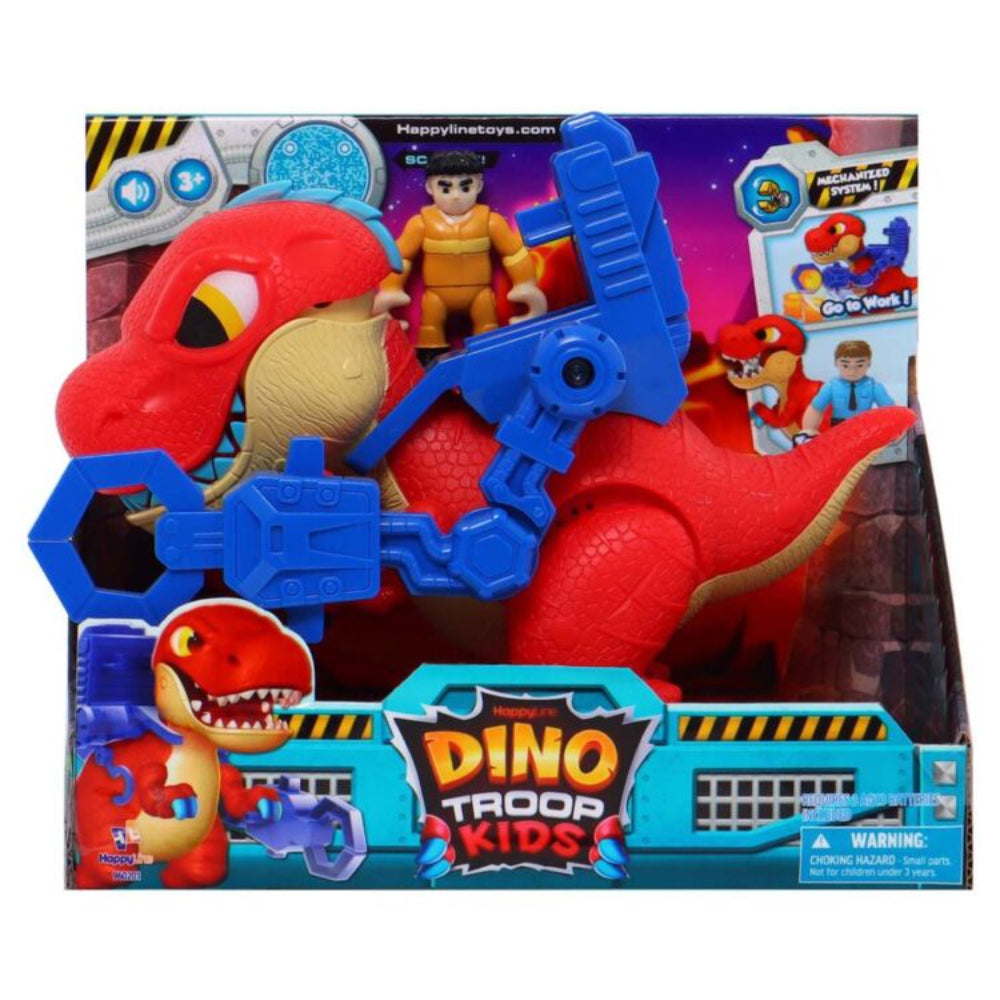 Happy Line Dino Troop Kids T-Rex with Sound