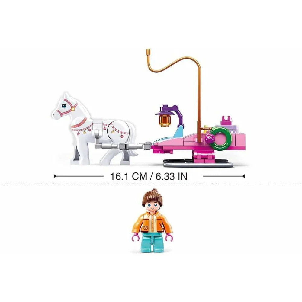 Sluban Girls Dream New Year Building Blocks Set - 149 Pcs