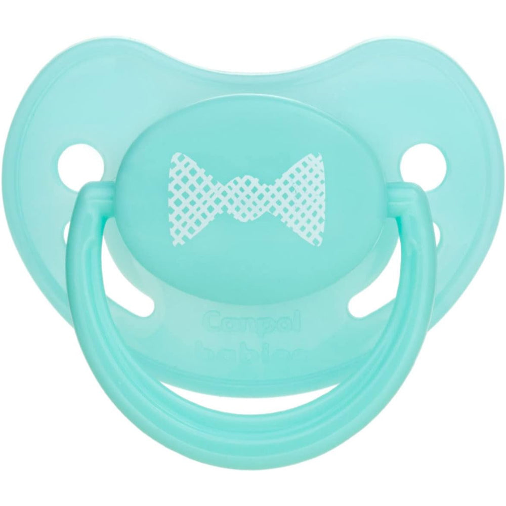 Canpol Babies Silicone Angled Soother 6–18 Months – Aqua