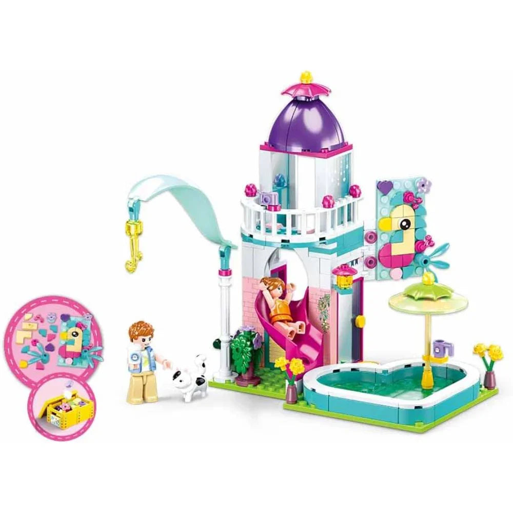 Sluban Girls Dream Party Home Building Blocks Set - 230 Pcs