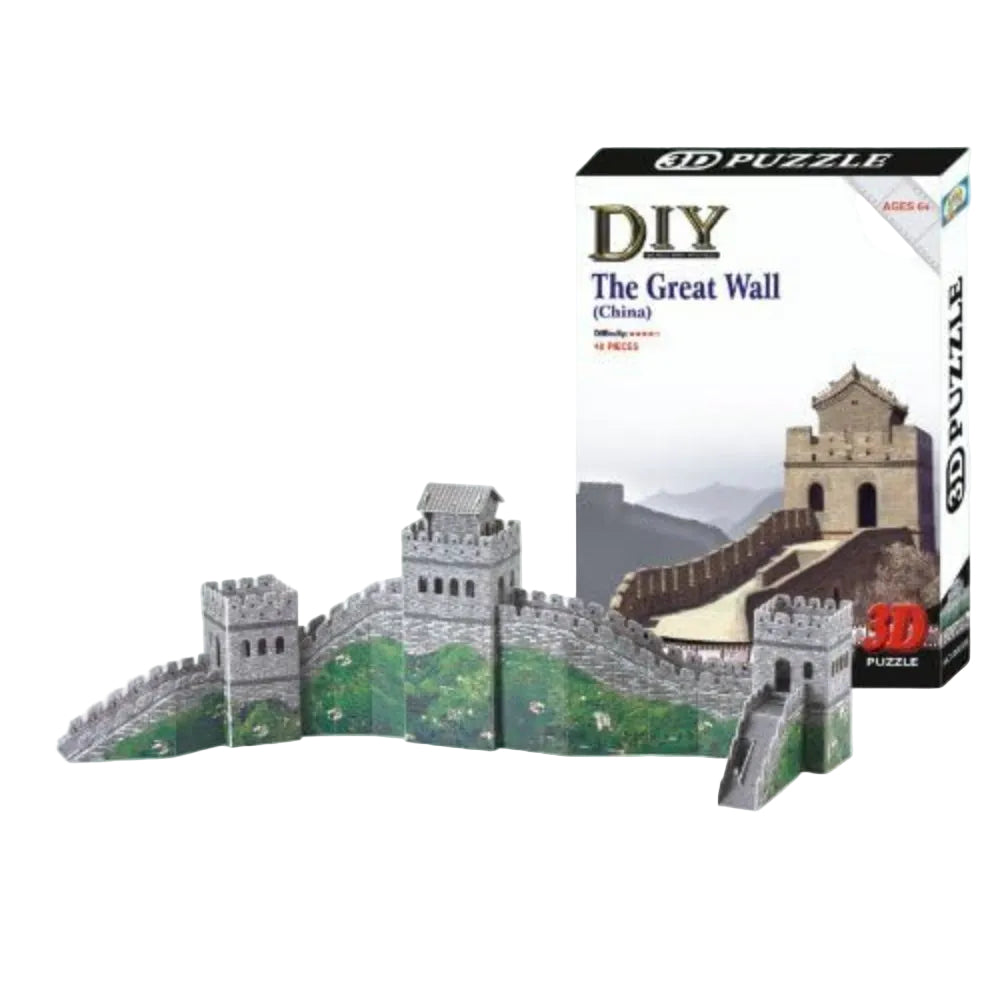 DIY The Great Wall of China Jigsaw 3D Puzzle – 48 Pcs - Toys - OKO