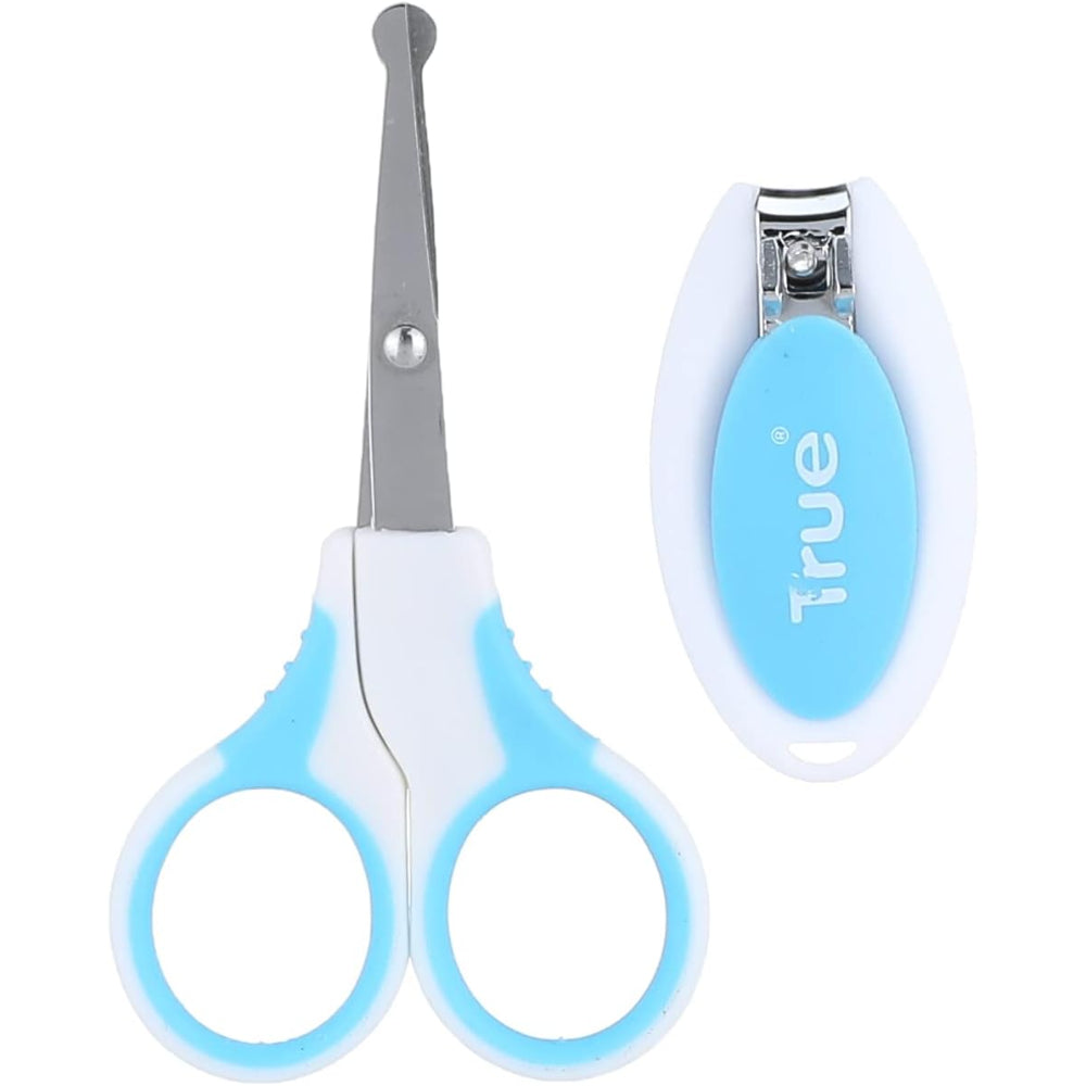 True Manicure Set (Scissors & Nail Clipper) – Baby Blue - Baby Essentials