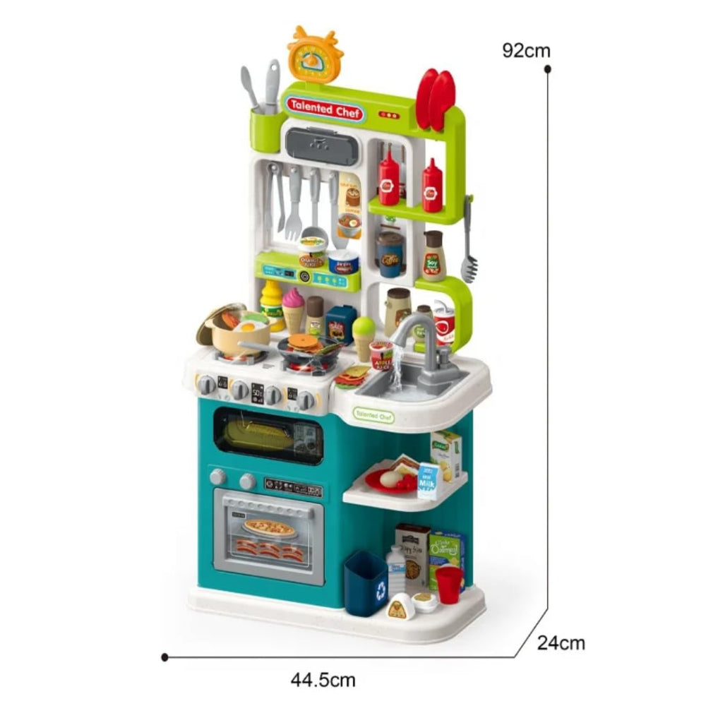 Home Chef Kitchen Playset Green – 95Pcs