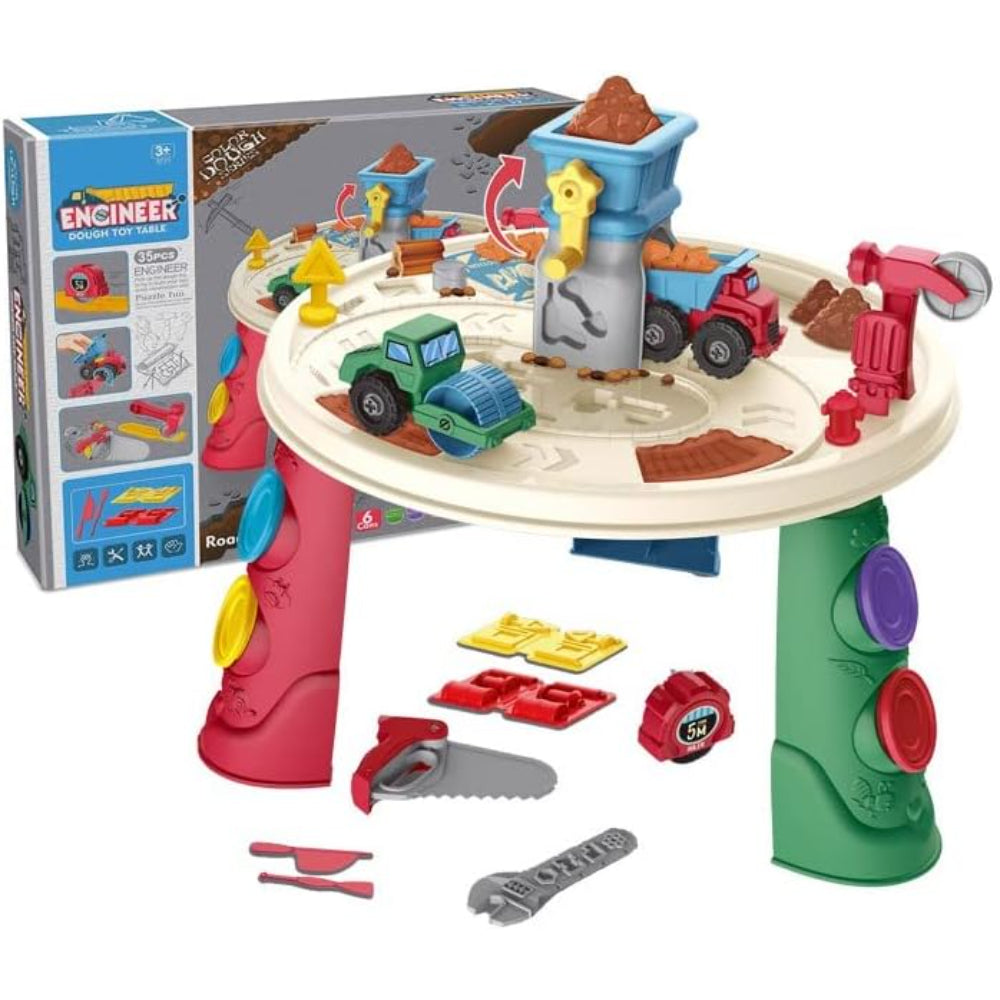 Engineer Dough Toy Table for Kids – Build, Create & Imagine