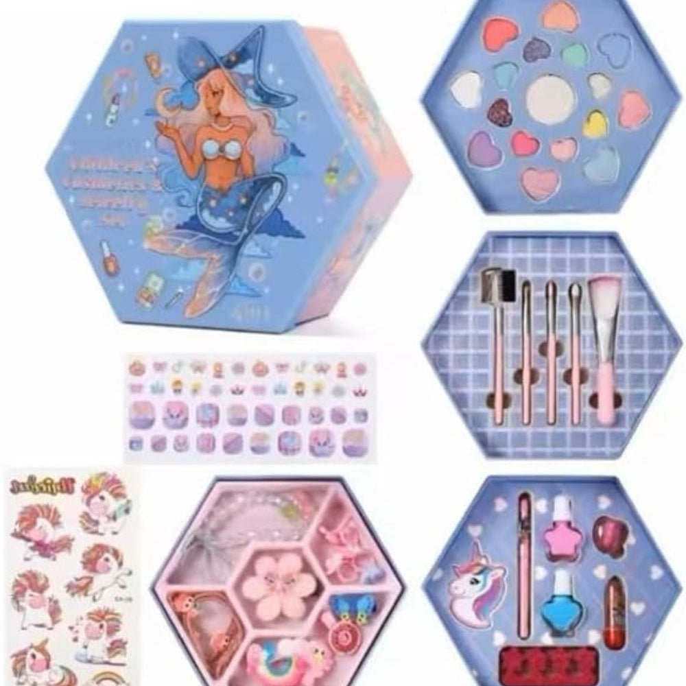 Marvellous Mermaid – 4-Layer Kids Makeup and Jewelry Set