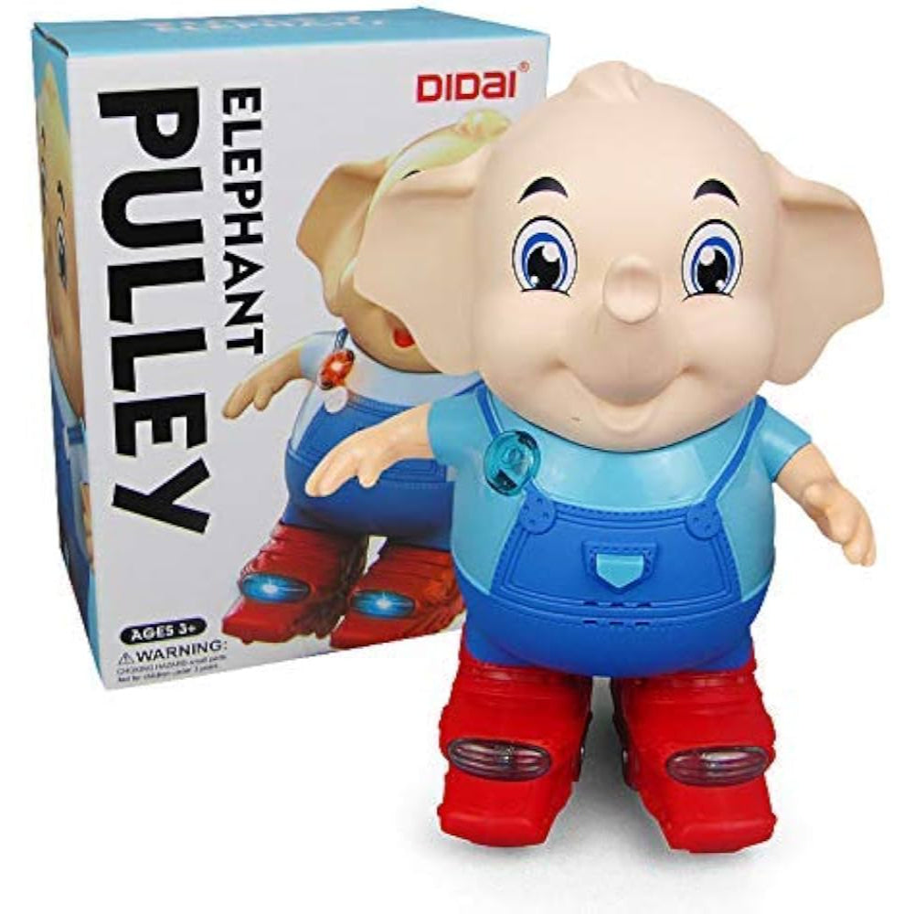 Pulley Elephant Musical Skating and Dancing Toy