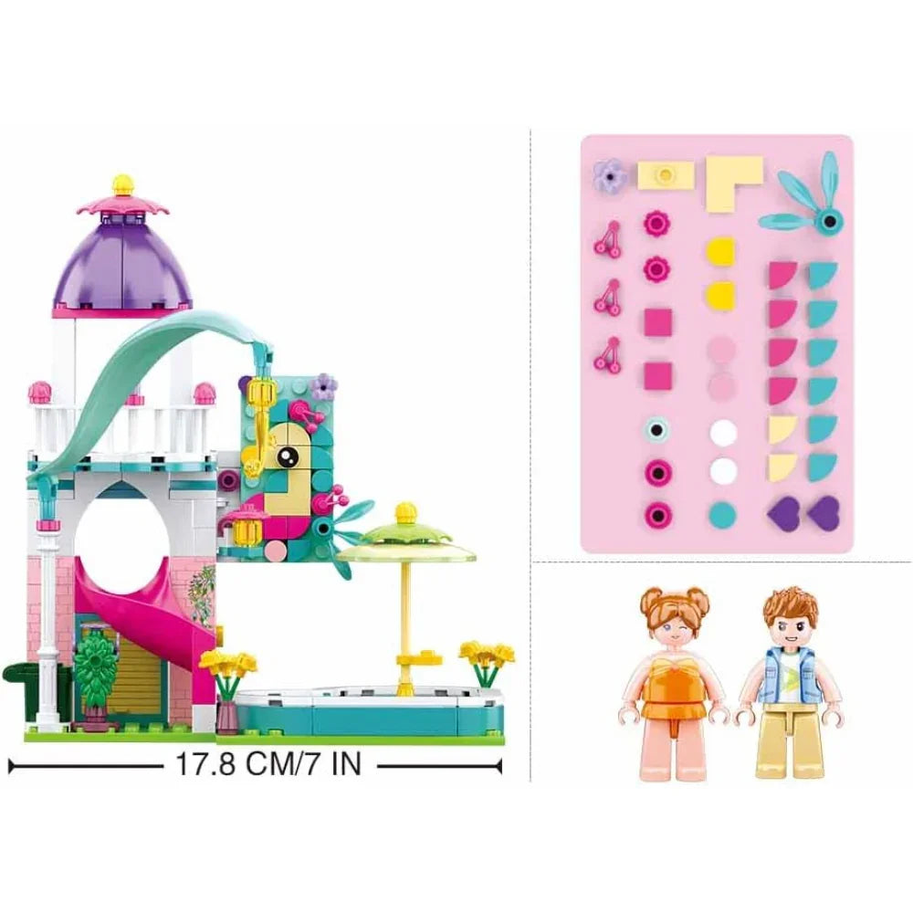 Sluban Girls Dream Party Home Building Blocks Set - 230 Pcs