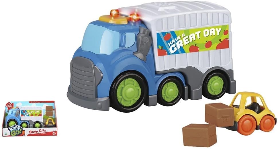 Busy City Truck With Ligh And Sound - Toys - OKO