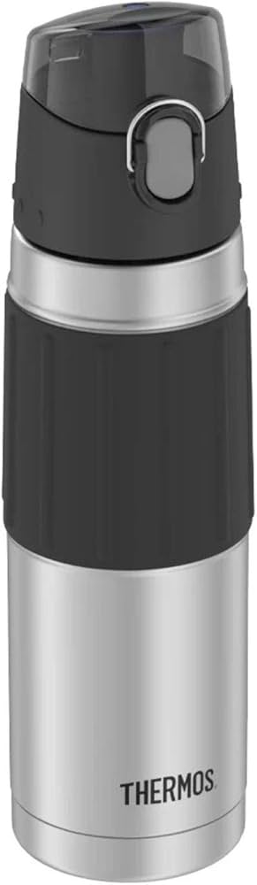 Thermos Stainless Steel Bottle with Straw – Purple (470ml)